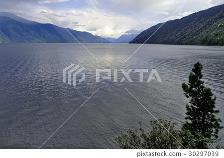 Teletskoye lake, view from the cape Kuvan Teletskoye lake, view from the cape Kuvan 30297039