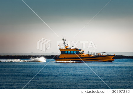 Orange pilot ship 30297283