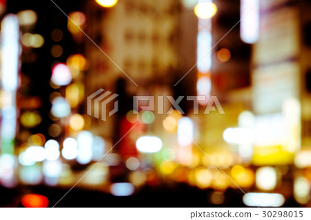 Tokyo street at night 30298015