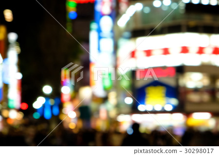 Tokyo street at night 30298017