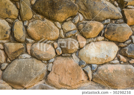 Background of stone wall in Shivta -  30298238