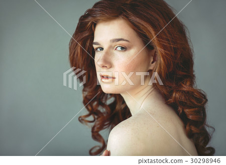 Beautiful young redhead woman Beautiful young redhead woman 30298946