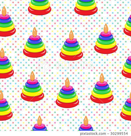 Children's pyramid seamless texture, toy Children's pyramid seamless texture, toy 30299554