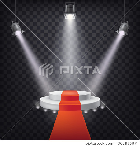 Set of vector scenic spotlights 30299597