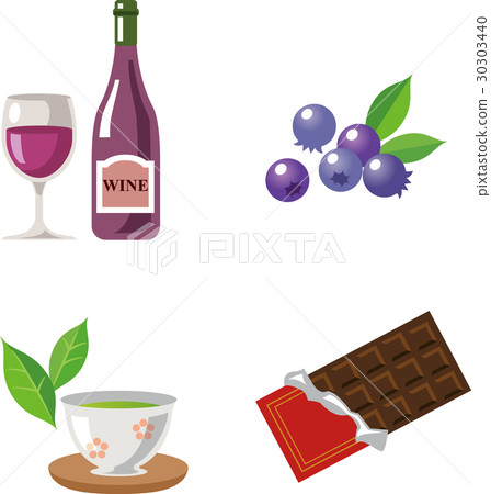Food containing polyphenols 30303440