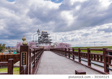 Sakamata Ichiyoshi Cherry Blossoms of Saikawa Tsuki Cherry Blossoms Taeba Genkai Bridge 30304325