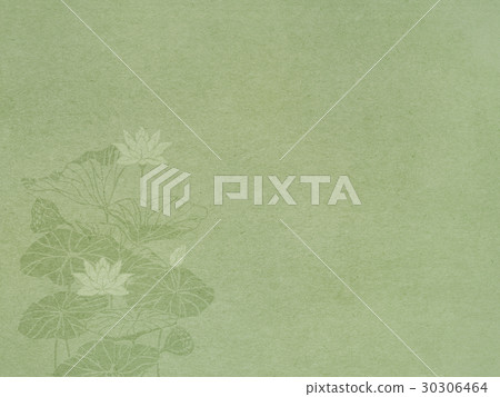 感覺日本紙紋理的例證蓮花 感覺日本紙紋理的例證蓮花 30306464
