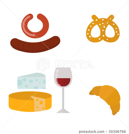 European tasty food cuisine dinner food showing 30306766