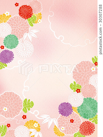 Background material - Japanese pattern image 1 (texture) 30307288