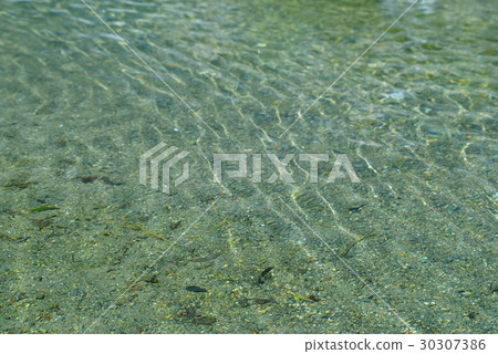Focus on the river bottom just before the river bottom of the sand where you can see through the glitter of the clear stream The cold weather Focus on the river bottom just before the river bottom of the sand where you can see through the glitter of the clear stream The cold weather 30307386