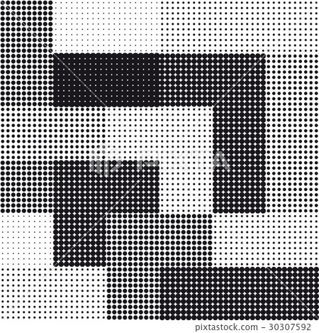 halftone seamless square background 30307592