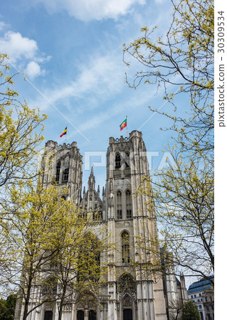 Historical buildings in the city Brussels, Belgium 30309534