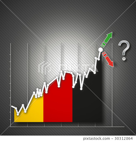Germany stock exchange, illustration 30312864