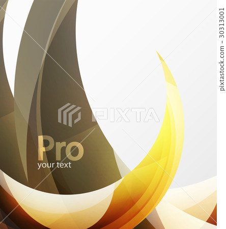 Futuristic hi-tech glass wave abstract background 30313001