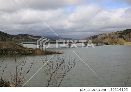 Nishigo Bridge and Gofu Owl Lake Nishigo Bridge and Gofu Owl Lake 30314105
