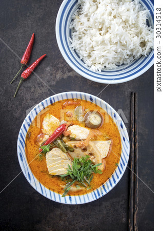 Tom Yam Pla in a Bowl Tom Yam Pla in a Bowl 30314518