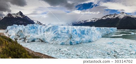 Blue ice Perito Moreno Glacier. Patagonia Blue ice Perito Moreno Glacier. Patagonia 30314702