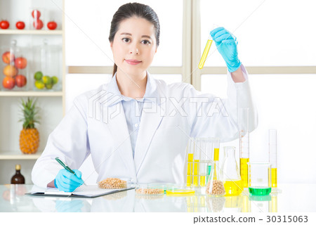 recording data of test result from gmo soya bean 30315063