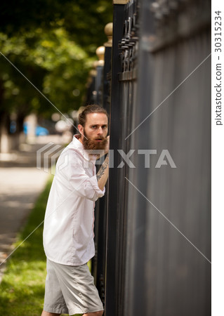 Fashion hipster outside in the city Fashion hipster outside in the city 30315234
