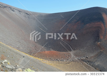 Mt. Fuji Hougenaga crater 30315374