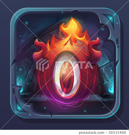 Monster battle GUI icon eldiablo flame Monster battle GUI icon eldiablo flame 30315408