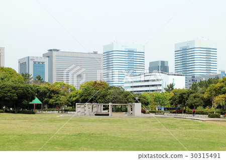 Makuhari seaside park and new city center 30315491