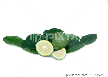 fresh bergamot isolated on white background 30315750