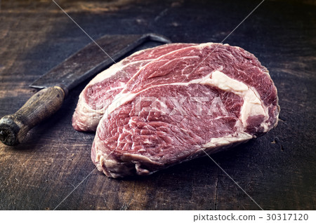 Dry Aged Barbecue Rib-Eye Double Steak Dry Aged Barbecue Rib-Eye Double Steak 30317120
