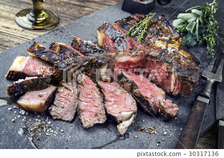 Dry Aged Barbecue Porterhouse Steak 30317136
