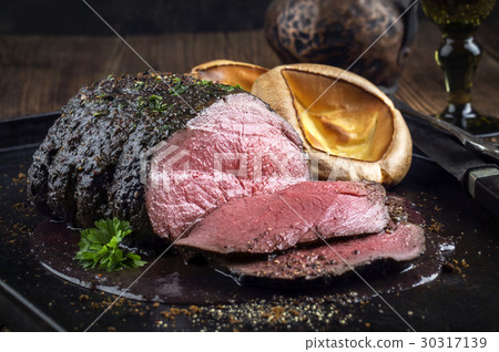 Roast Venison with Yorkshire Pudding Roast Venison with Yorkshire Pudding 30317139