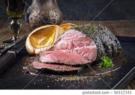Roast Venison with Yorkshire Pudding Roast Venison with Yorkshire Pudding 30317141