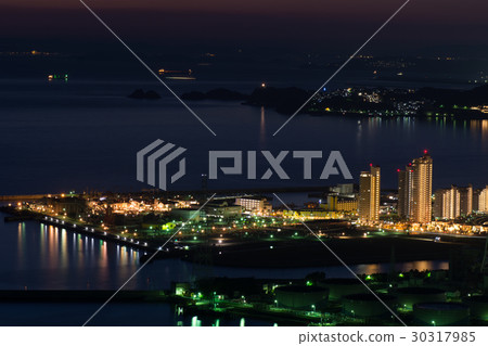 Marina City at night 30317985