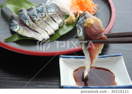 Shime mackerel Kokushi Japanese cuisine chopsticks 30318121