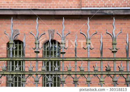 wrought iron fence 30318813