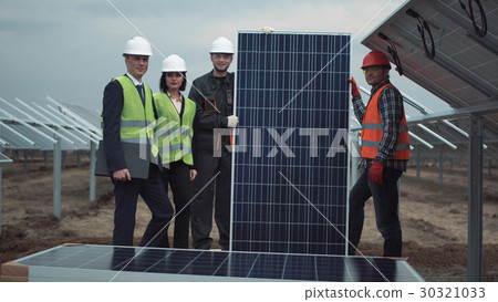 Team with solar panel 30321033