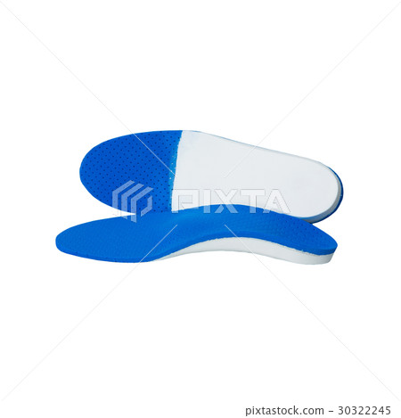 orthopedic insoles on white background 30322245