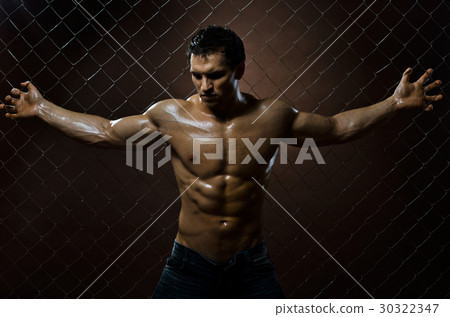 muscular guy 30322347