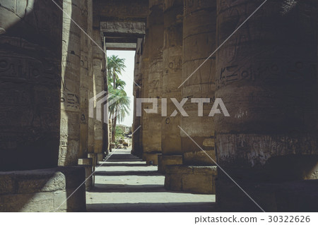 Ancient ruins of Karnak temple in Luxor. Egypt 30322626