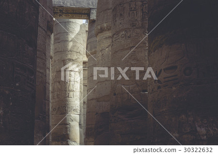 Ancient ruins of Karnak temple in Luxor. Egypt 30322632