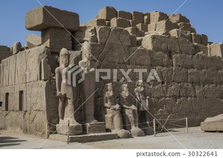 Ancient ruins of Karnak temple in Luxor. Egypt Ancient ruins of Karnak temple in Luxor. Egypt 30322641