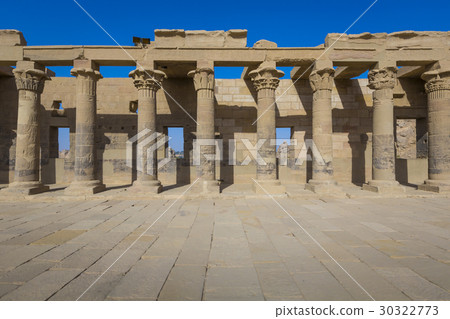 The Philae Temple on Agilkia Island in Lake Nasser The Philae Temple on Agilkia Island in Lake Nasser 30322773