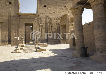 The Philae Temple on Agilkia Island in Lake Nasser The Philae Temple on Agilkia Island in Lake Nasser 30322790