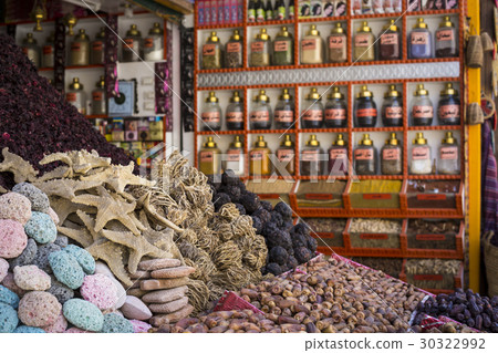 Traditional spices bazaar with herbs and spices 30322992