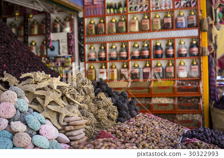 Traditional spices bazaar with herbs and spices 30322993