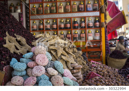 Traditional spices bazaar with herbs and spices 30322994