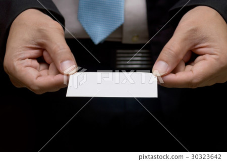 .Businessman filing business card for job offer 30323642