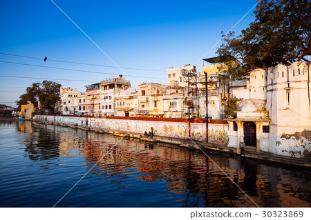 Indian architecture in Udaipur Rajasthan. Indian architecture in Udaipur Rajasthan. 30323869
