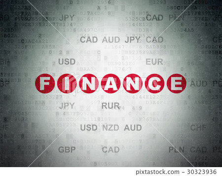 Finance concept: Finance on Digital Data Paper Finance concept: Finance on Digital Data Paper 30323936