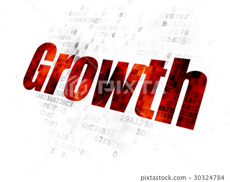 Finance concept: Growth on Digital background Finance concept: Growth on Digital background 30324784