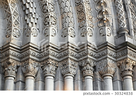 Decorated Church Columns 30324838
